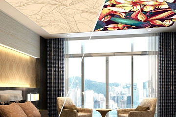 Натяжные потолки Double Vision