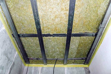 Шумоизоляция под натяжной потолок