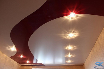 Криволинейные натяжные потолки