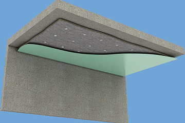 Шумоизоляция под натяжной потолок