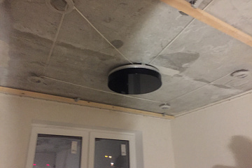 Этапы установки натяжного потолка