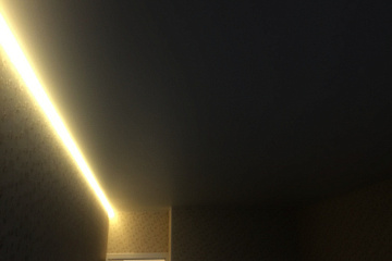 Натяжные потолки с подсветкой: стильное инновационное решение при оформлении интерьера