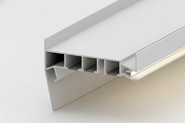 Алюминиевые профили ПК-5 и ПК-15: технические особенности скрытых карнизов