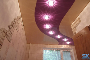 Криволинейные натяжные потолки