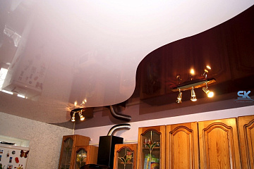 Криволинейные натяжные потолки