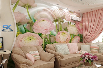 Натяжной потолок на стену – как это возможно?