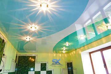 Криволинейные натяжные потолки