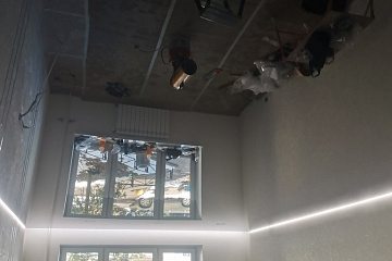 Парящие натяжные потолки – выбор со вкусом