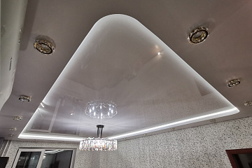 Этапы установки натяжного потолка